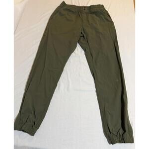 Nike Mens Olive Green Button‎ Zipper Fly Joggers Size Large